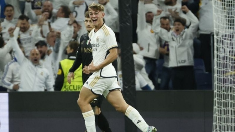 Kết quả bóng đá Real Madrid vs Napoli: Đại tiệc bàn thắng, đẳng cấp dàn sao trẻ